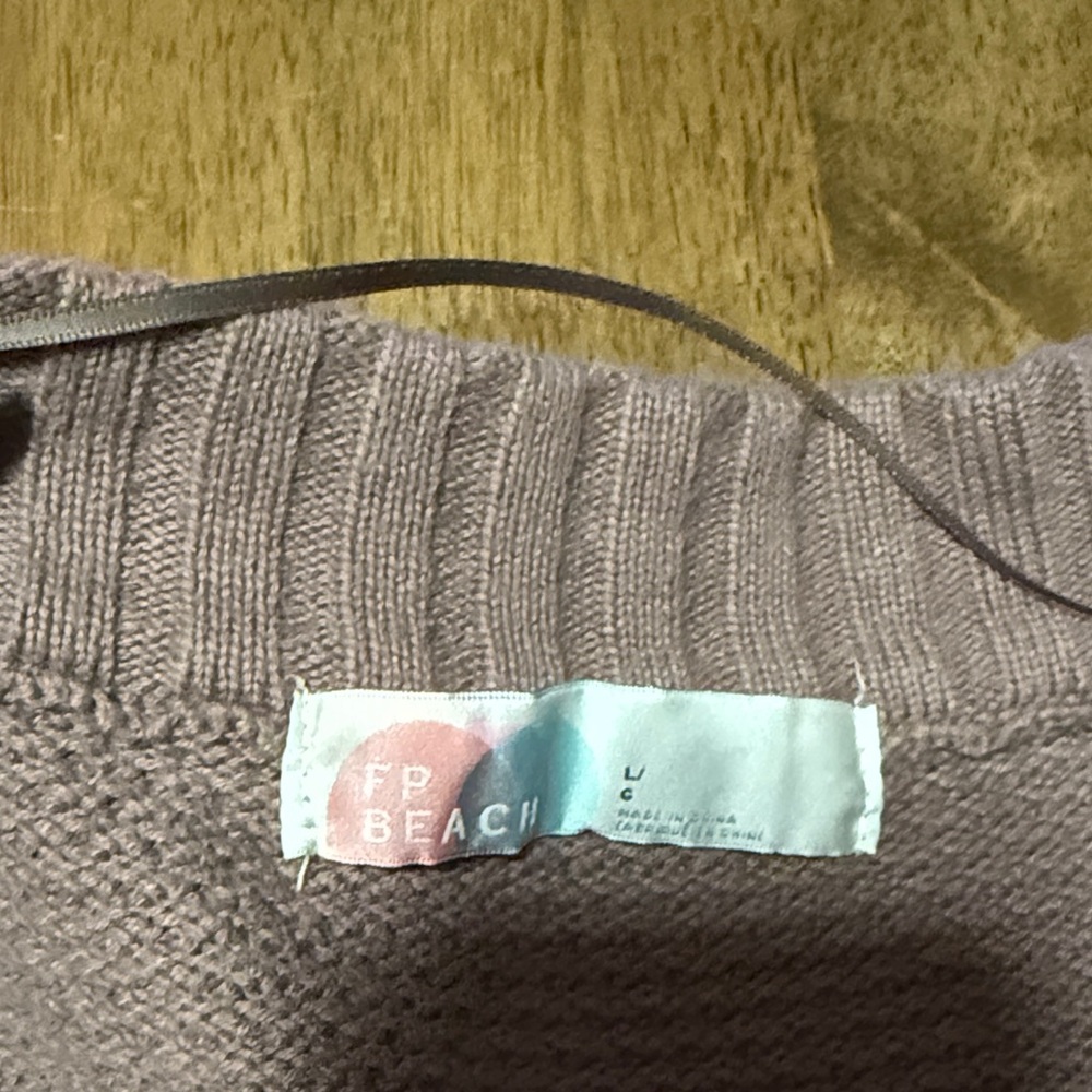 Free People Dusty Rose Cardigan Sweater Set - Picture 3 of 3